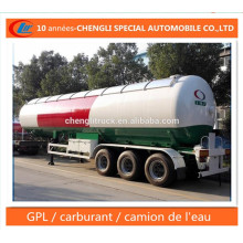 56000L LPG Trailer 56cbm LPG Tank Semi-remorque